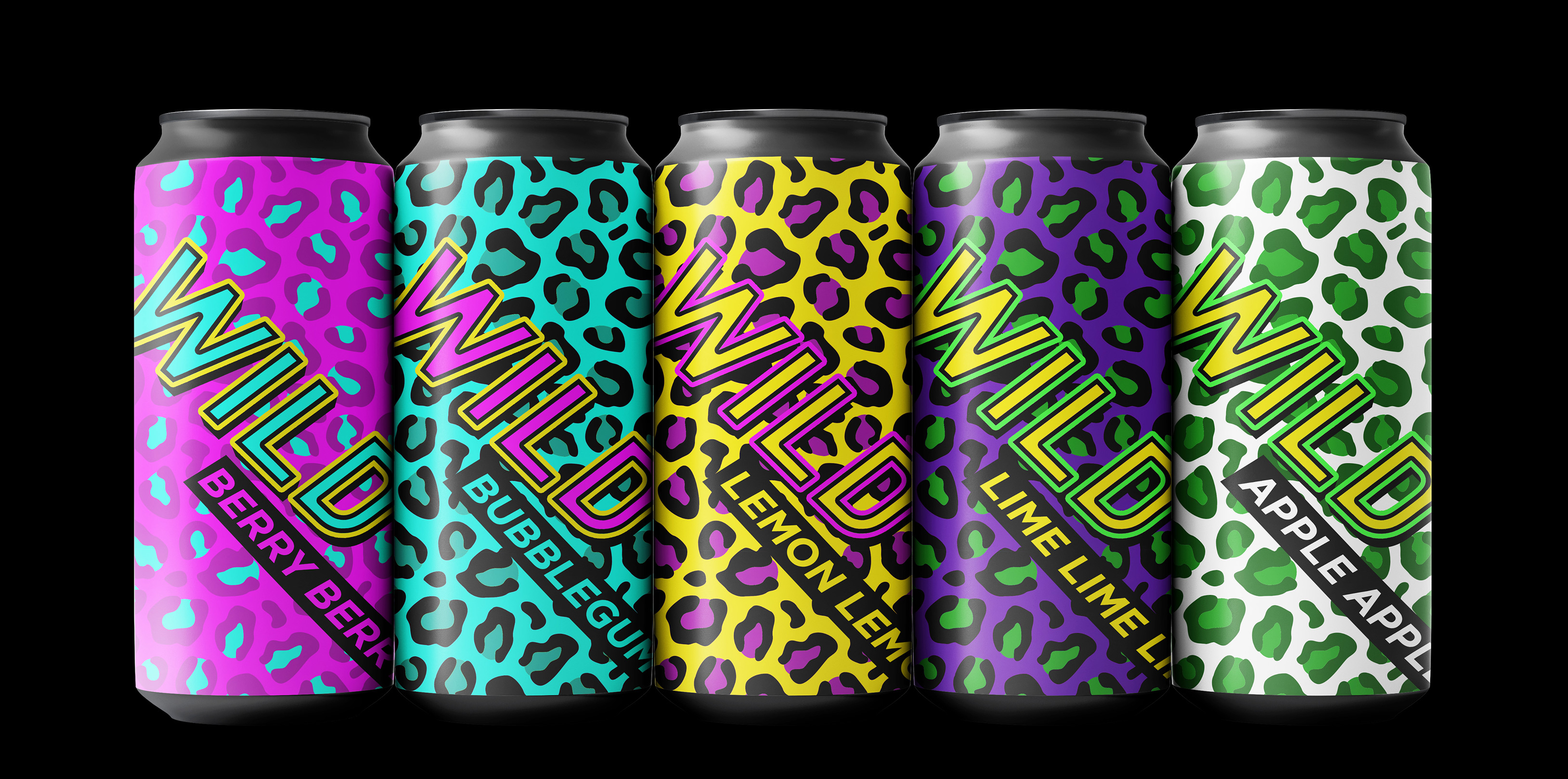 Wild Soft Drink Label Design