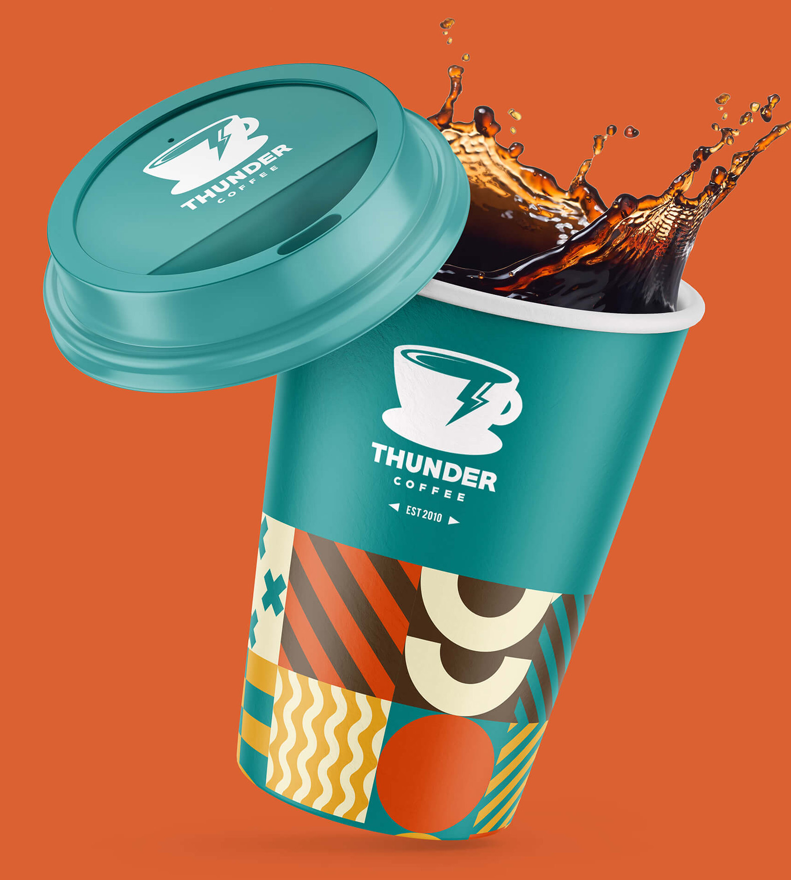 Thunder Coffeee Packaging Label