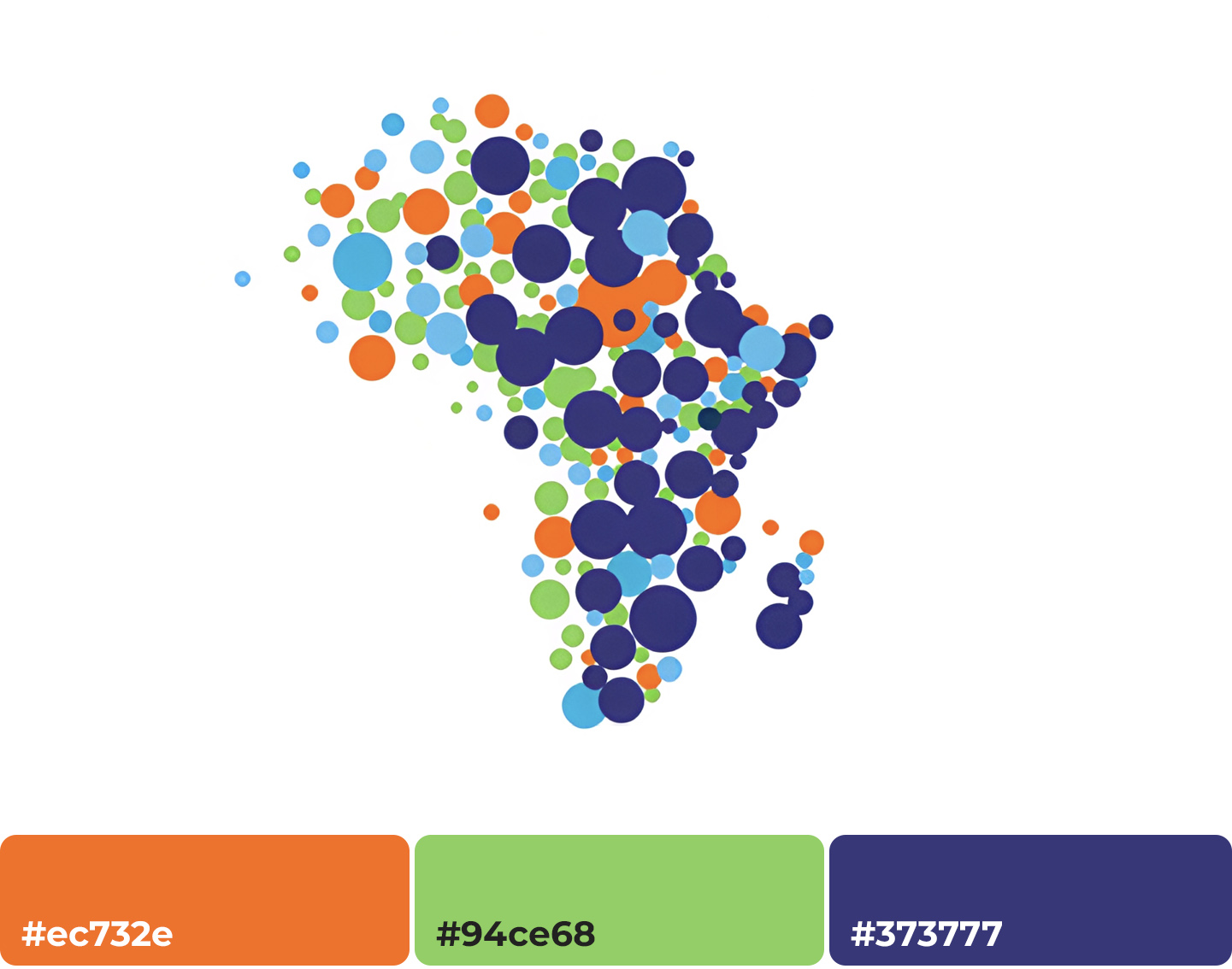 Africa in Focus logo design - diversity inclusion