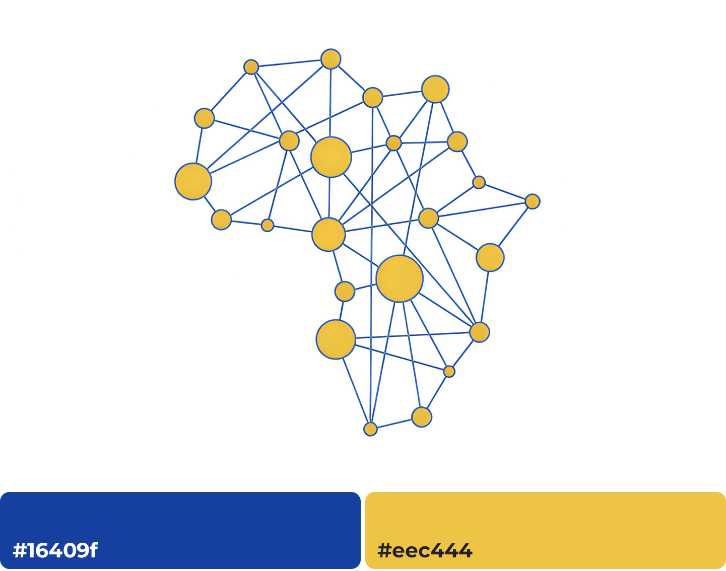 Connect Africa logo design - continental connectivity