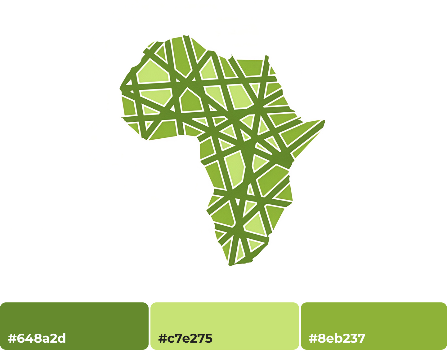 Mosaic Africa logo design - sustainability structure