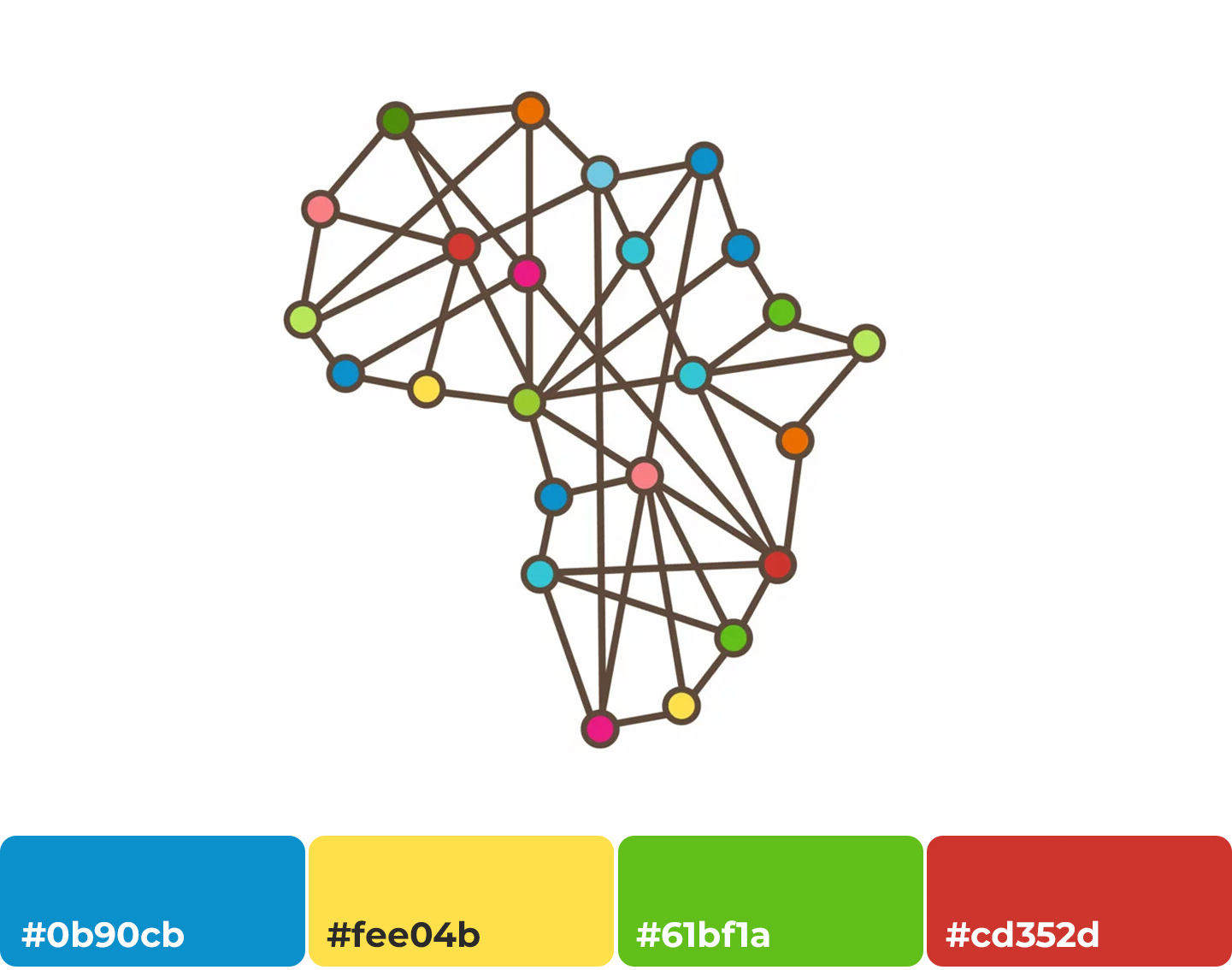 Nexus Africa logo design - technology connectivity